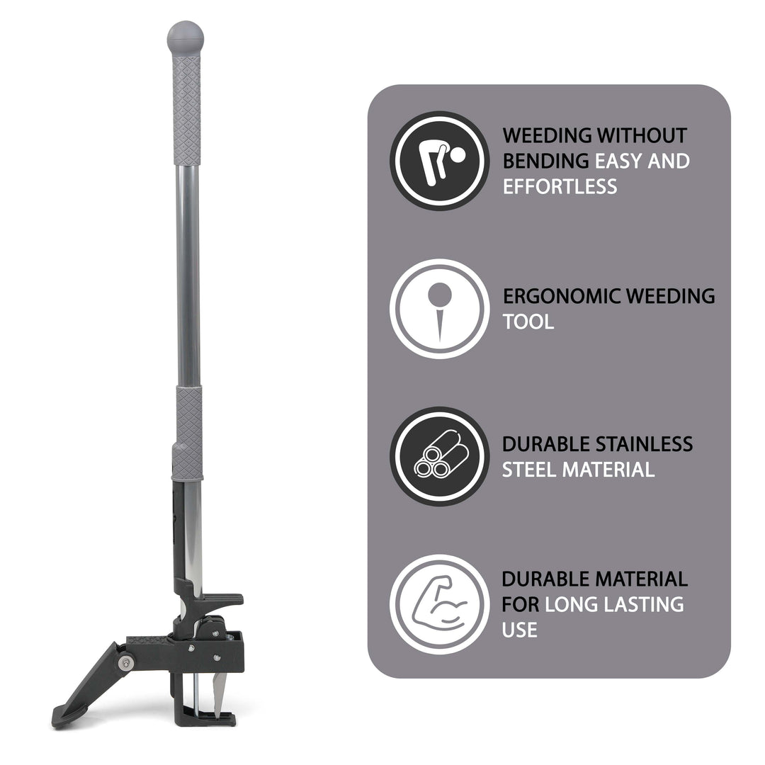 Weed Puller Weeder Tool with 4 Claws