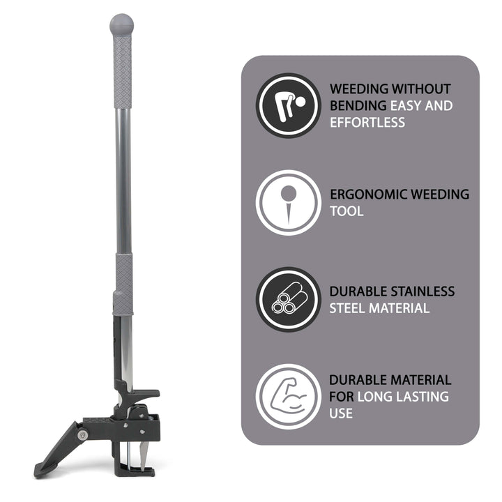 Weed Puller Weeder Tool with 4 Claws