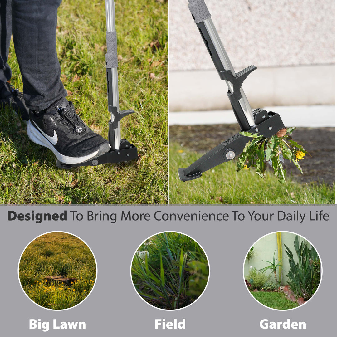 Weed Puller Weeder Tool with 4 Claws