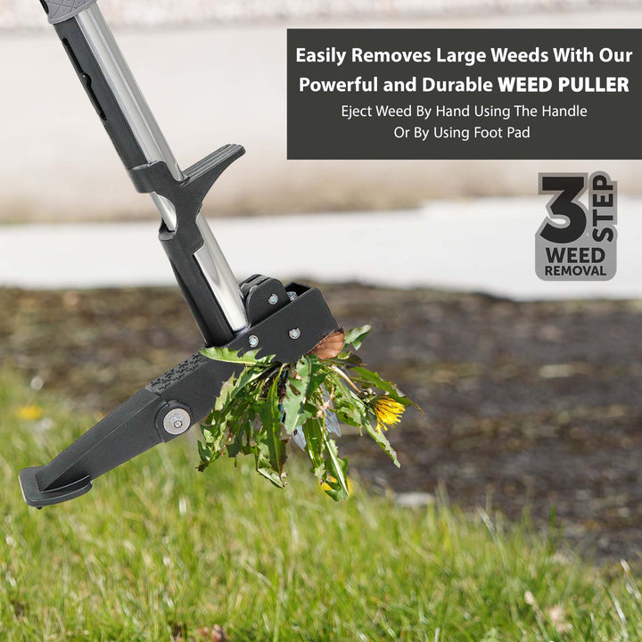 Weed Puller Weeder Tool with 4 Claws