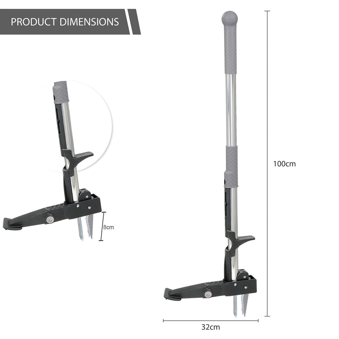 Weed Puller Weeder Tool with 4 Claws