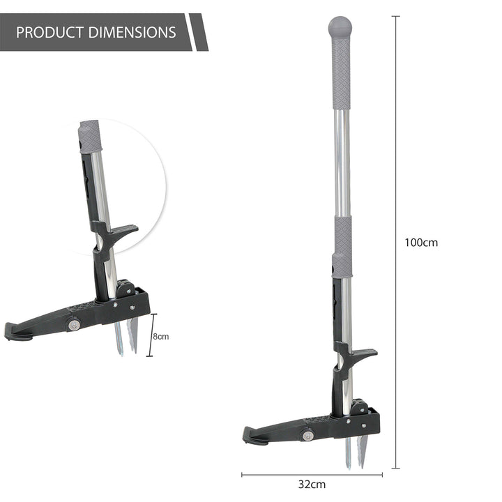 Weed Puller Weeder Tool with 4 Claws