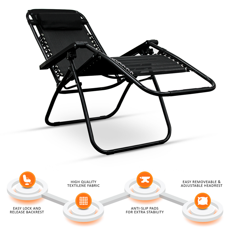 Zero Gravity Chair Textoline Beach Sun lounger