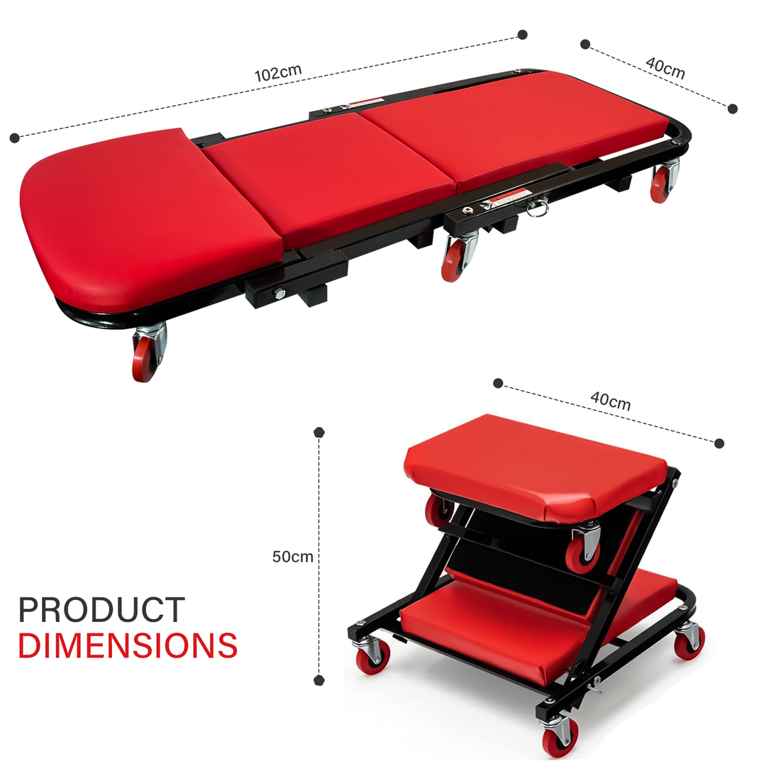 2 IN 1 Mechanics Car Creeper