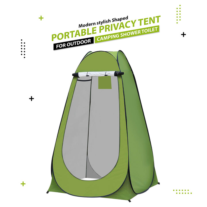 6L Large Portable Camping Toilet Potty + Privacy Tent