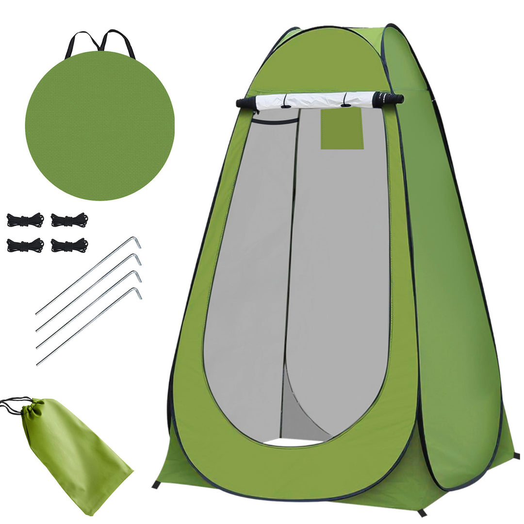 outdoor camping toilet tent 6L Large Portable Camping Toilet Potty + Privacy Tent – Denny Shop UK