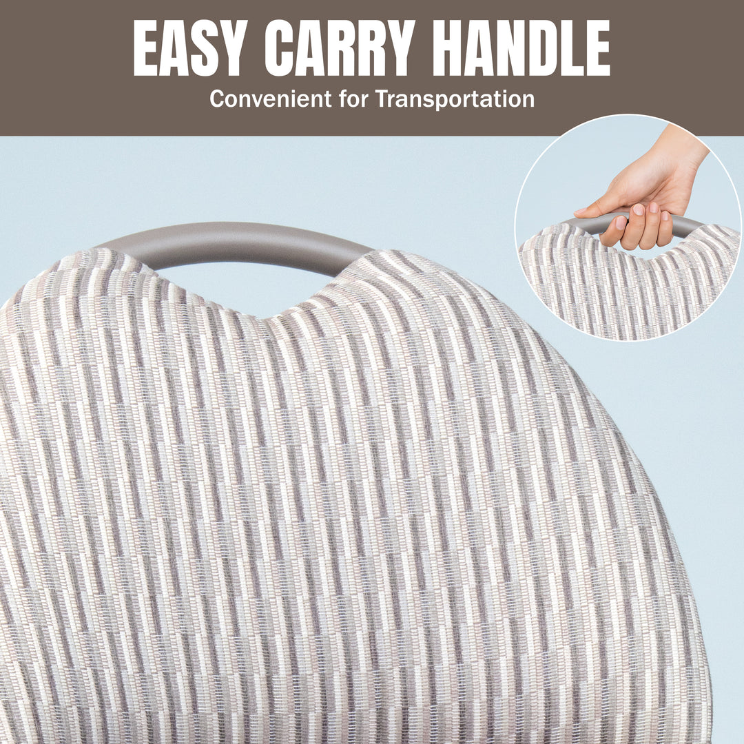 High Back Metal Folding Padded Fabric Chair