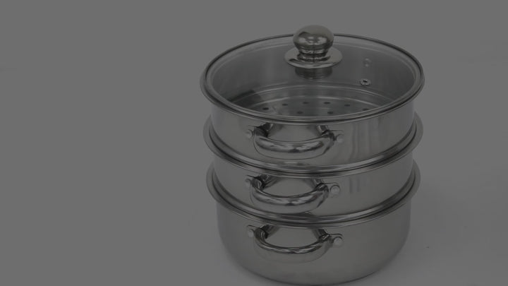 3-Tier 22cm Steamer Induction Hob