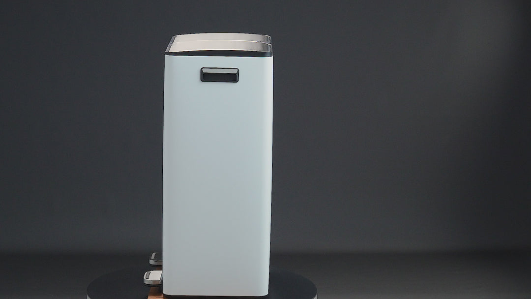60L Dual Compartment Pedal Bin