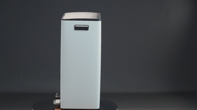 60L Dual Compartment Pedal Bin