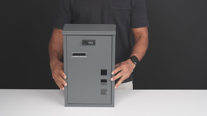 Wall Mounted Letterbox with Combination Lock
