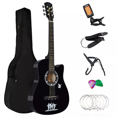 38" Full Size 6 String Acoustic Guitar