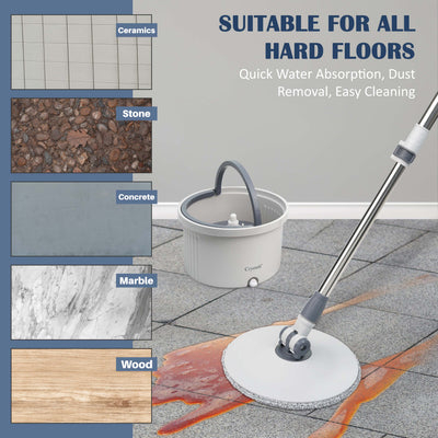 Self-Cleaning Microfiber Mop and Bucket Set