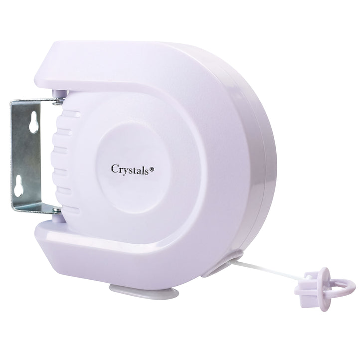 12 Meter Washing Line Reel Retractable - White