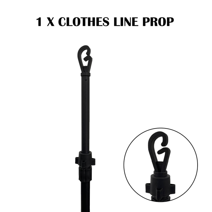 2.4M Metal Heavy Duty Washing Line Prop