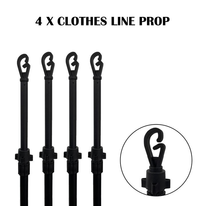 2.4M Metal Heavy Duty Washing Line Prop