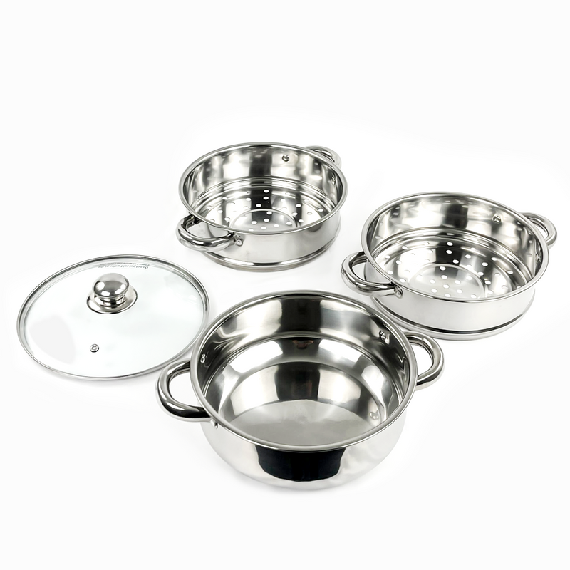 3-Tier 22cm Steamer Induction Hob