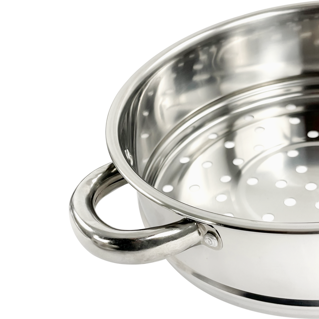 3-Tier Stainless Steel Steamer Cookware