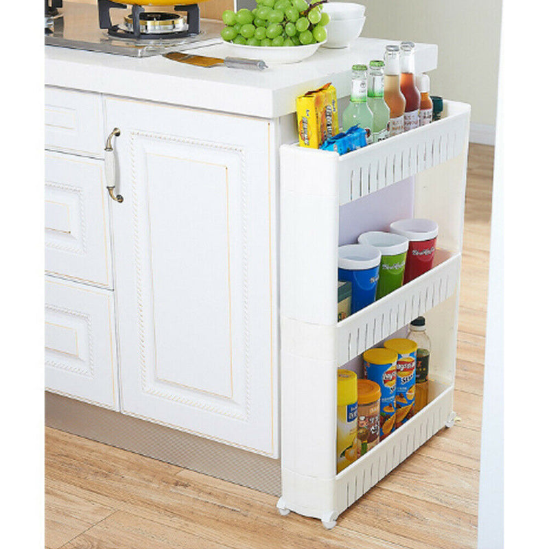 3 Tier Kitchen Trolley Rack Storage Organiser