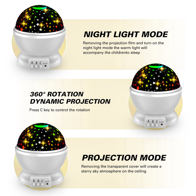 Rotating Led Light Projector