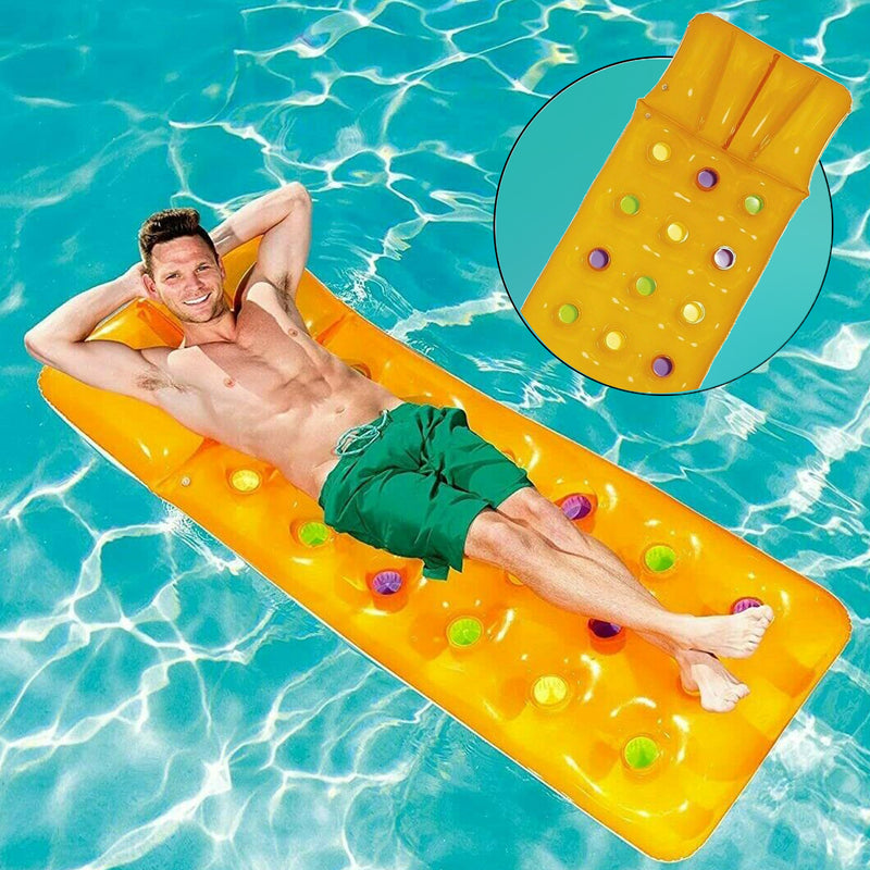 Inflated Pool Float and Swim Lounger