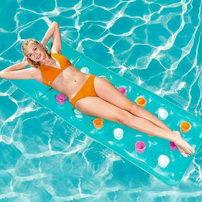 Inflated Pool Float and Swim Lounger