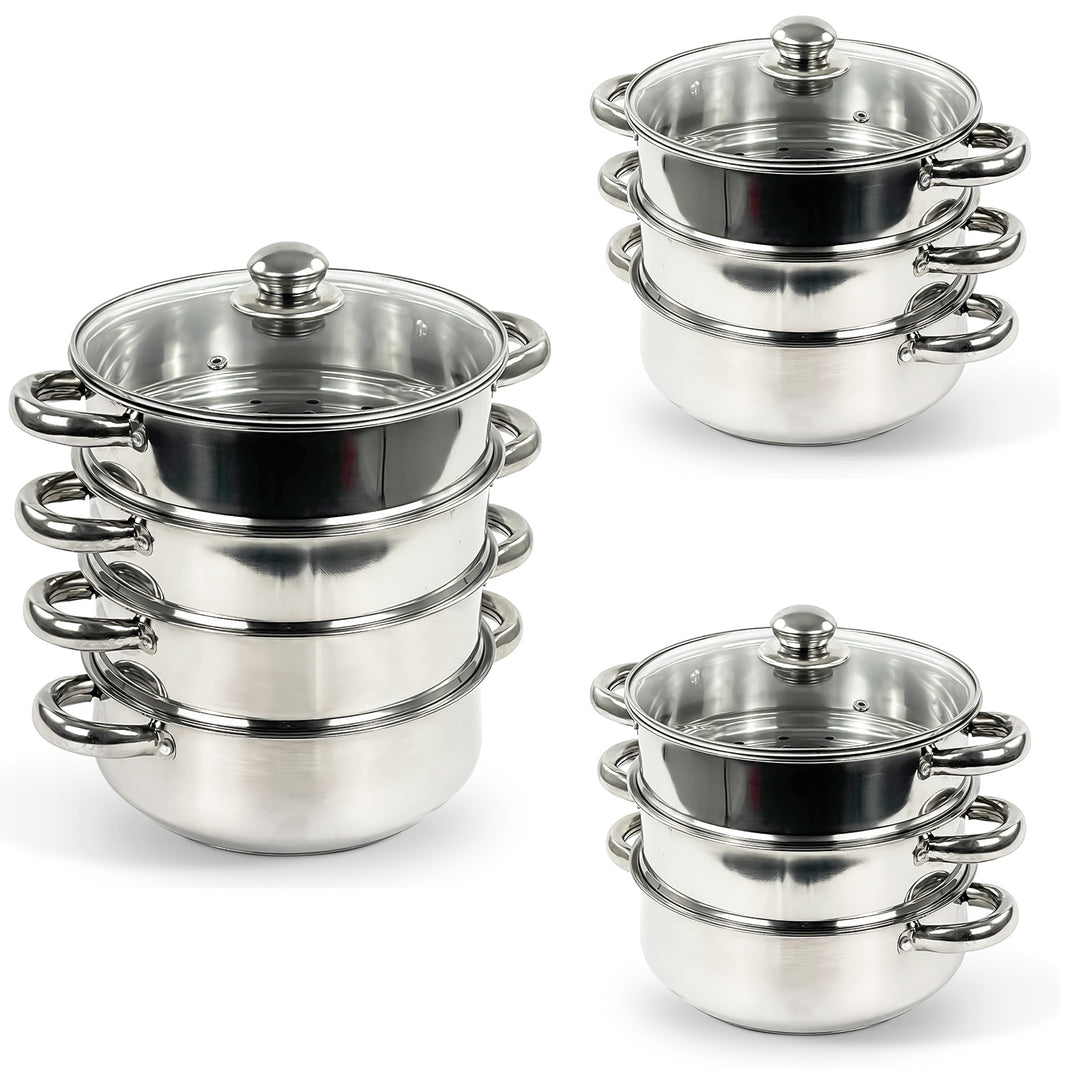 Stainless Steel Steamer Induction Hob