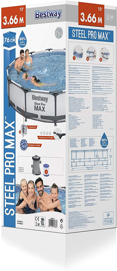 Bestway Swimming Pool Steel Pro Max 12 feet