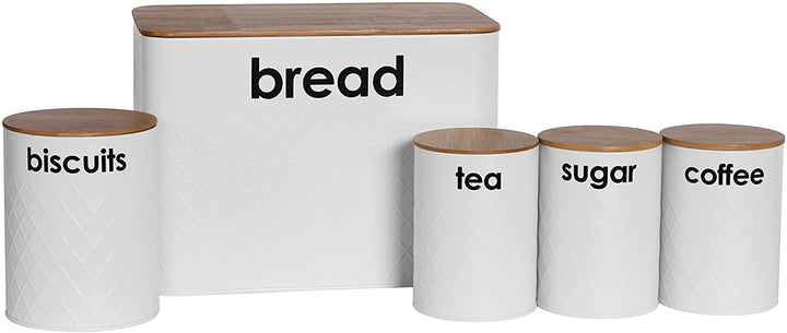 5pc Kitchen Storage Set Bread Bin