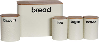 5pc Kitchen Storage Set Bread Bin