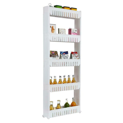 5 Tier Kitchen Trolley Rack Storage Organiser