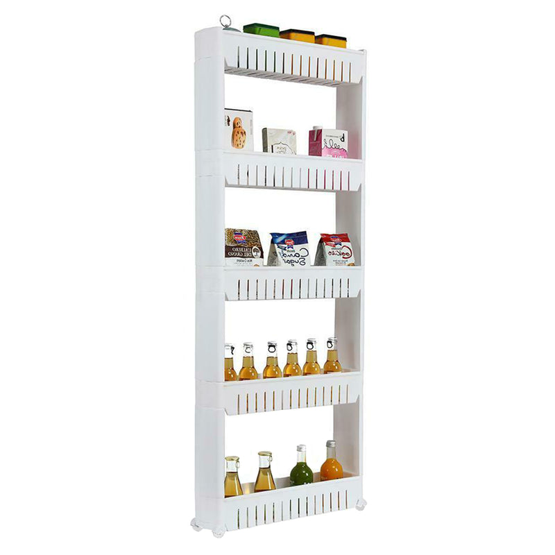 5 Tier Kitchen Trolley Rack Storage Organiser