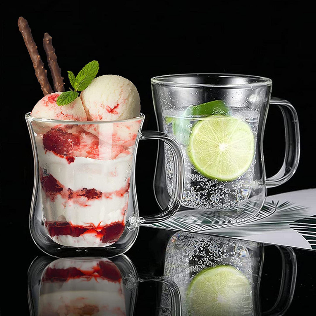 350ml Glass Coffee Cups