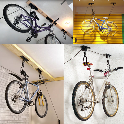 Bicycle Lift Stand Garage Storage