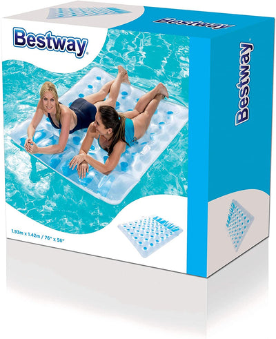 Bestway Double Pool Lounger Inflatable - Blue