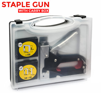 Staple Gun 8/12mm with 1500 Staples