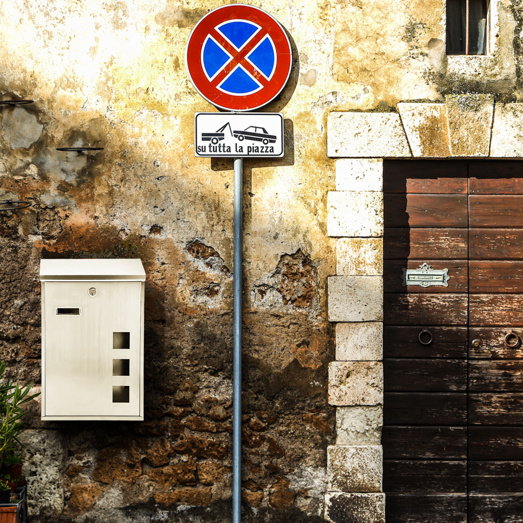 Wall Mounted Steel Lockable Letter Post Box