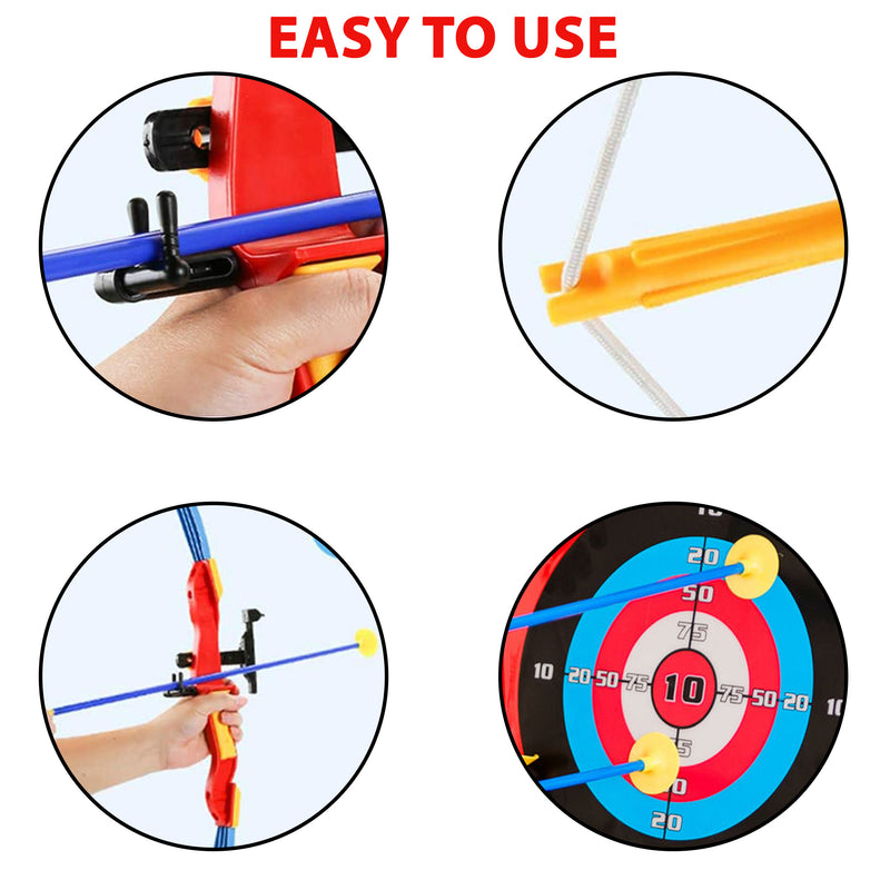 Archery Set for Kids with Pointer Light