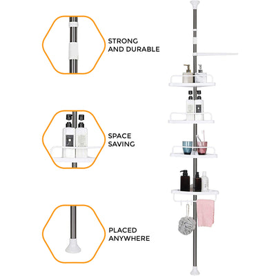 4-Tier Bathroom Storage Rack