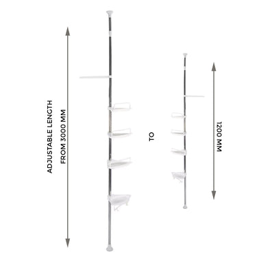 4-Tier Bathroom Storage Rack