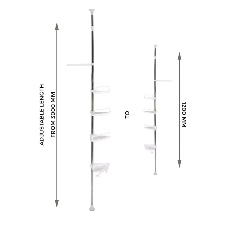 4-Tier Bathroom Storage Rack