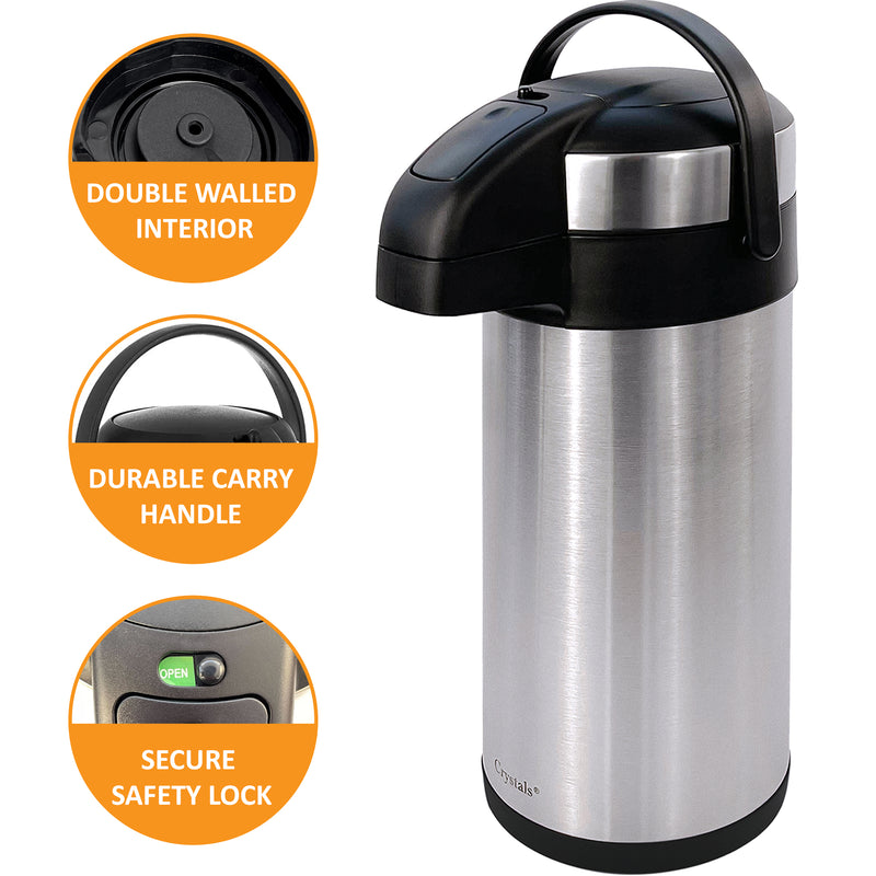 5L Stainless Steel Tea Coffee Flask