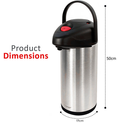 5 Liter Vacuum Flask Stainless Steel