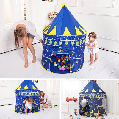 Kids Wizard & Princess Castle Tent