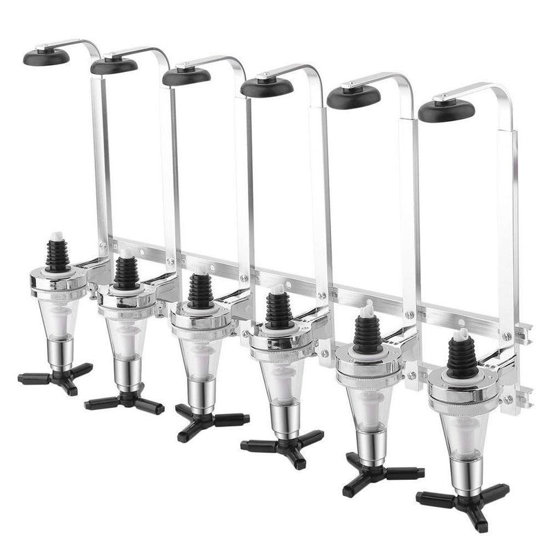 6 Bottle Wall Mounted Drink Optic Dispenser