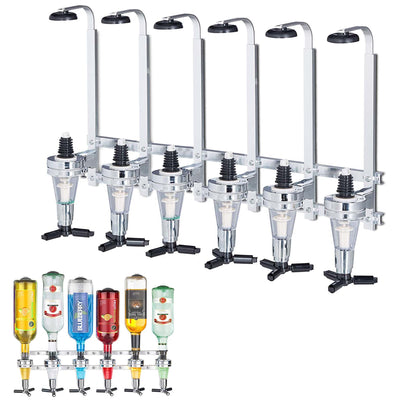 6 Bottle Wall Mounted Drink Optic Dispenser