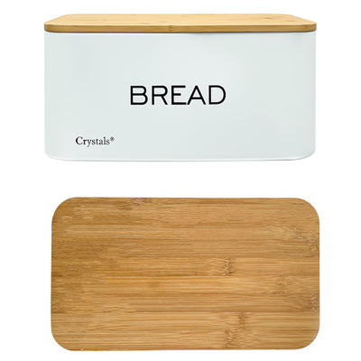 3Pcs Bread Bin with Canister Set - Grey