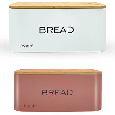 3Pcs Bread Bin with Canister Set - Grey