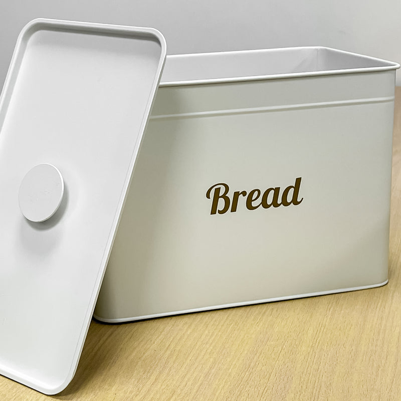 5 Piece Kitchen Storage Tins Canister - Bread Bin