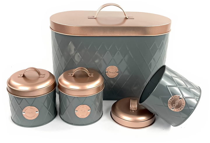 Classic Kitchen Sealed Handle Lid Bread Bin